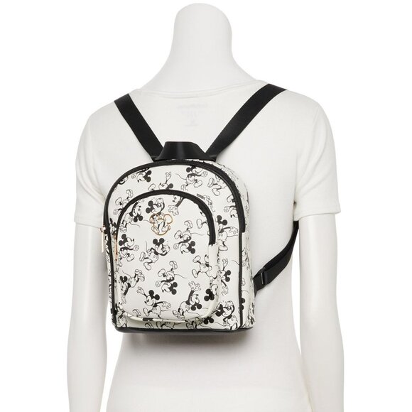 Disney Mickey Mouse Characters Mini Backpack and Card Wallet - Picture 4 of 11